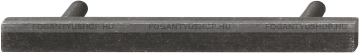 HAFELE Fogantyú - 128 mm - 102.04 - Kopott fekete - Zink fém ötvözet