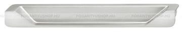 HAFELE Bútor fogantyú - 151.58 - Ezüst inox (szálcsiszolt) - Zink fém ötvözet
