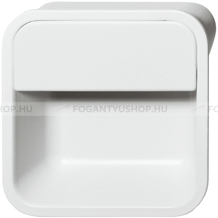 HAFELE Fogantyú - 151.11 - Festett fehér - Bútorajtó felületébe marható, süllyeszthető fém fogantyú