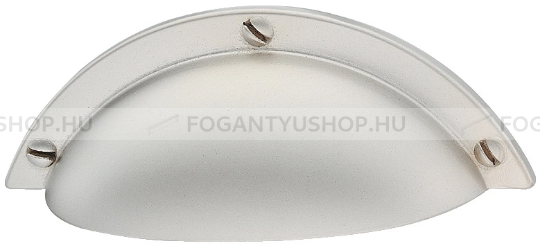HAFELE Bútorfogantyú - 64 166.11 Zink ötvözet - furattáv 64 mm - Matt nikkel MNiL - Zink fém ötvözet - Egy méretben gyártott fém bútorfogantyú