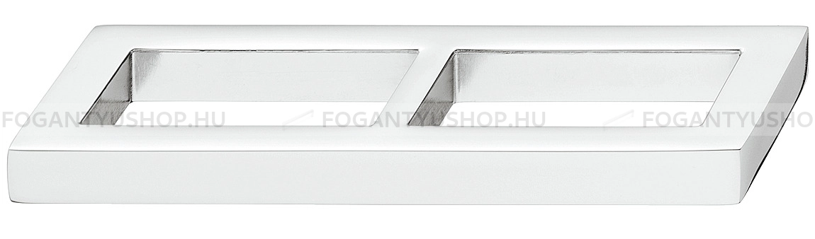 HAFELE Fogantyú - H1320 96 - furattáv 96 mm - Fényes króm Cr - Zink fém ötvözet - Egy méretben gyártott fém bútorfogantyú