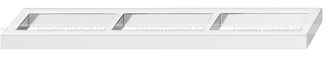 HAFELE Fogantyú - H1320 192 Zink ötvözet - furattáv 192 mm - Fényes króm Cr - Zink fém ötvözet - Egy méretben gyártott fém bútorfogantyú