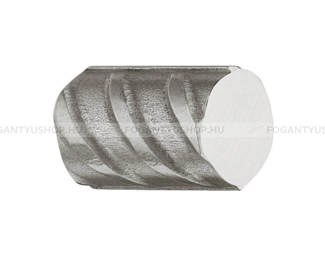 HAFELE Gomb fogantyú - 117.64 - 1 furatos - Ezüst inox (szálcsiszolt) SNiL - Inox - Fém gombfogantyú, bútorgomb (szögletes, kerek)