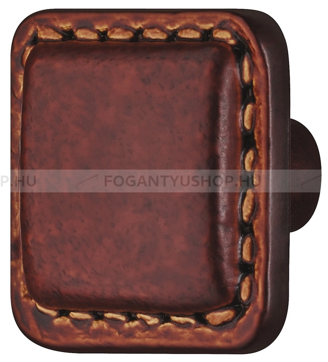 HAFELE-Fogantyu---111.26---Sotetbarna-bor---Muanyag-gombfogantyu-(szogletes-kerek)