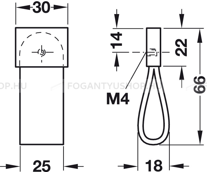 HAFELE-Fogantyu---110.76---Ezust-inox-(szalcsiszolt)---Sotetbarna-bor---Borrel-kombinalt-fem-butorfogantyu