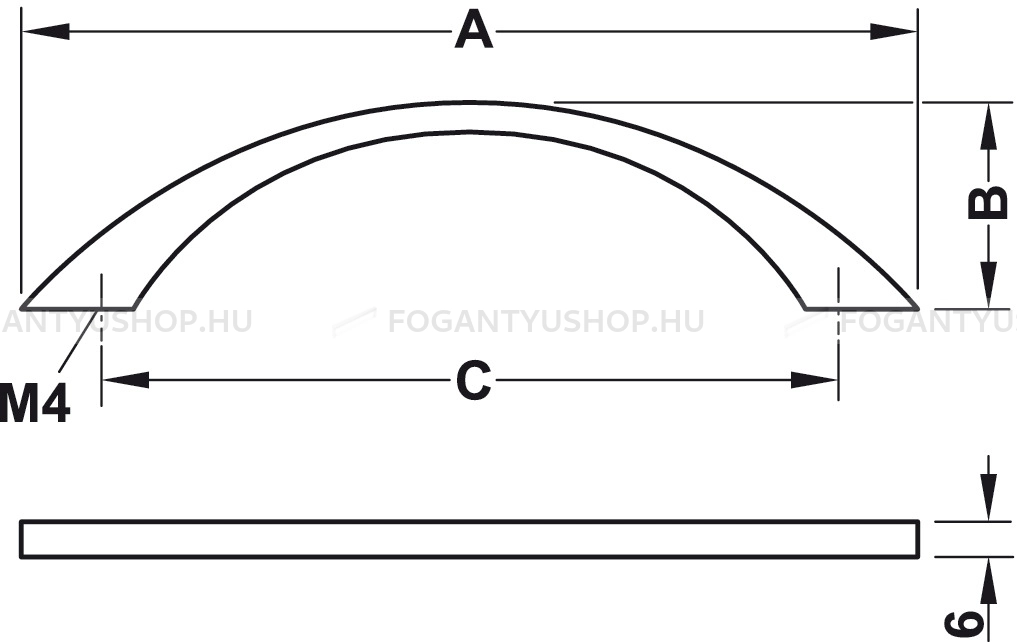 HAFELE-Fogantyu---155.01---Ezust-inox-(szalcsiszolt)---Rozsdamentes-acel---inox-fem-butorfogantyu