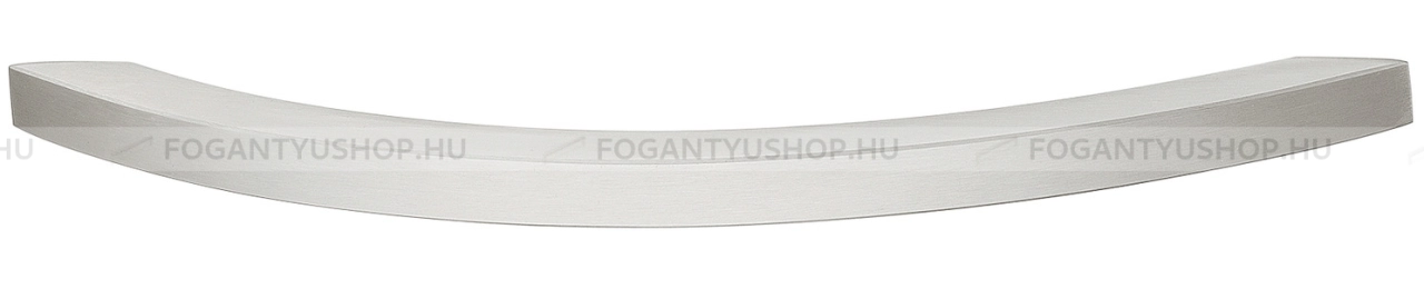 HAFELE Bútorfogantyú - 155.01 - Ezüst inox (szálcsiszolt) SNiL - Márvány - Rozsdamentes acél - inox fém bútorfogantyú