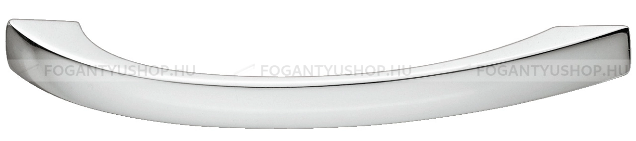 HAFELE Bútor fogantyú - 128 155.00 - furattáv 128 mm - Fényes króm Cr - Zink fém ötvözet - Egy méretben gyártott fém bútorfogantyú