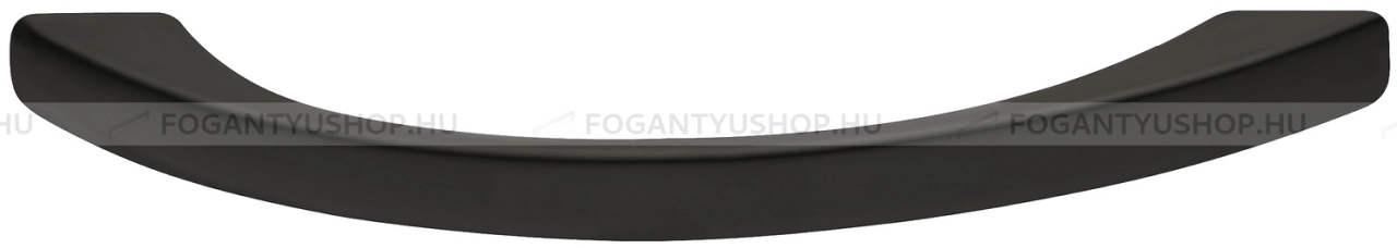 HAFELE Bútorfogantyú - 128 155.00 Festett - furattáv 128 mm - Festett fekete BlackL - Zink fém ötvözet - Egy méretben gyártott színes fém bútorfogantyú