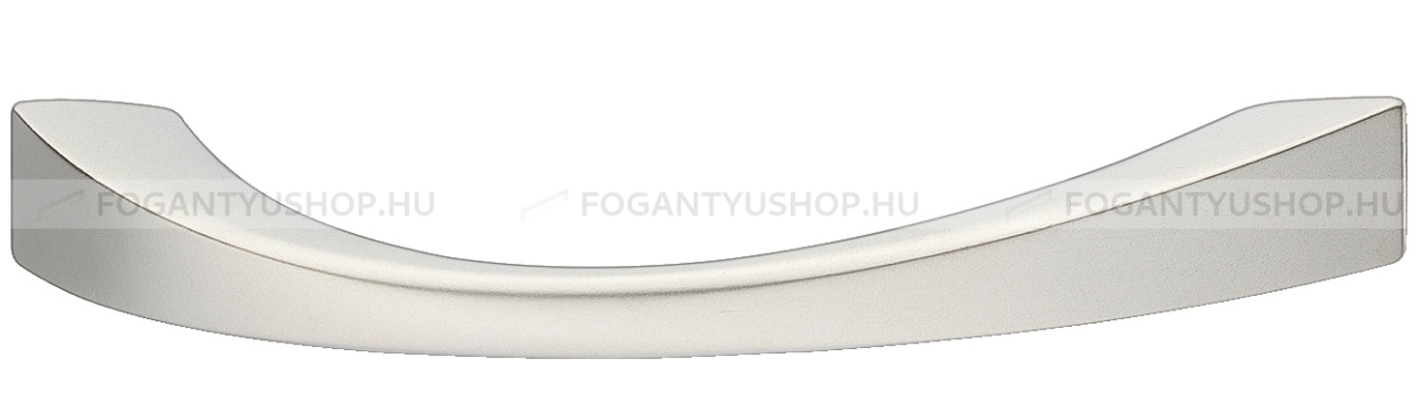 HAFELE Bútor fogantyú - 128 107.66 Zink ötvözet - furattáv 128 mm - Matt nikkel MNiL - Zink fém ötvözet - Egy méretben gyártott fém bútorfogantyú