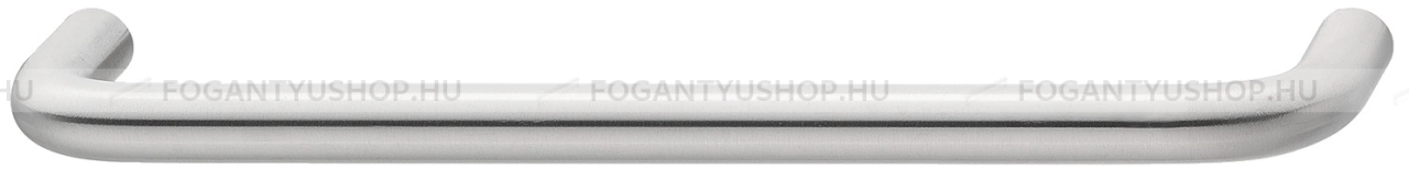 HAFELE Bútor fogantyú - 115.52 - Ezüst inox (szálcsiszolt) SNiL - Márvány - Rozsdamentes acél - inox fém bútorfogantyú