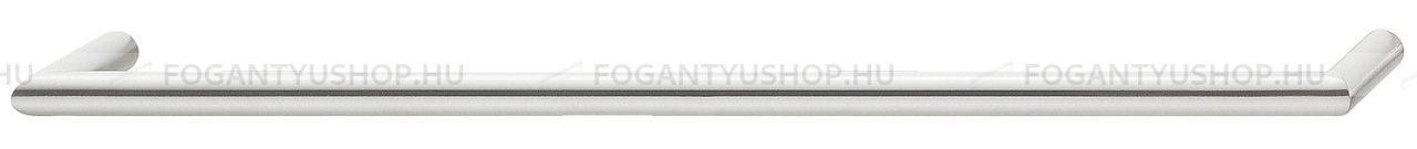 HAFELE Bútor fogantyú - 155.01 - Ezüst inox (szálcsiszolt) SNiL - Inox - Rozsdamentes acél - inox fém bútorfogantyú
