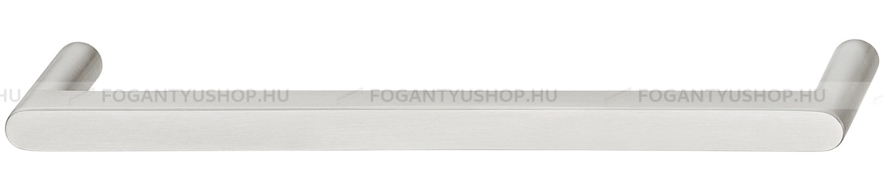HAFELE Bútor fogantyú - 155.01 - Ezüst inox (szálcsiszolt) SNiL - Márvány - Rozsdamentes acél - inox fém bútorfogantyú
