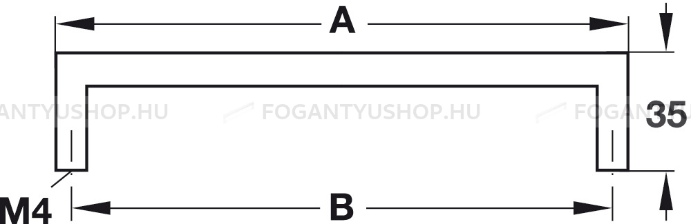HAFELE-Fogantyu---155.01---Ezust-inox-(szalcsiszolt)---Rozsdamentes-acel---inox-fem-butorfogantyu