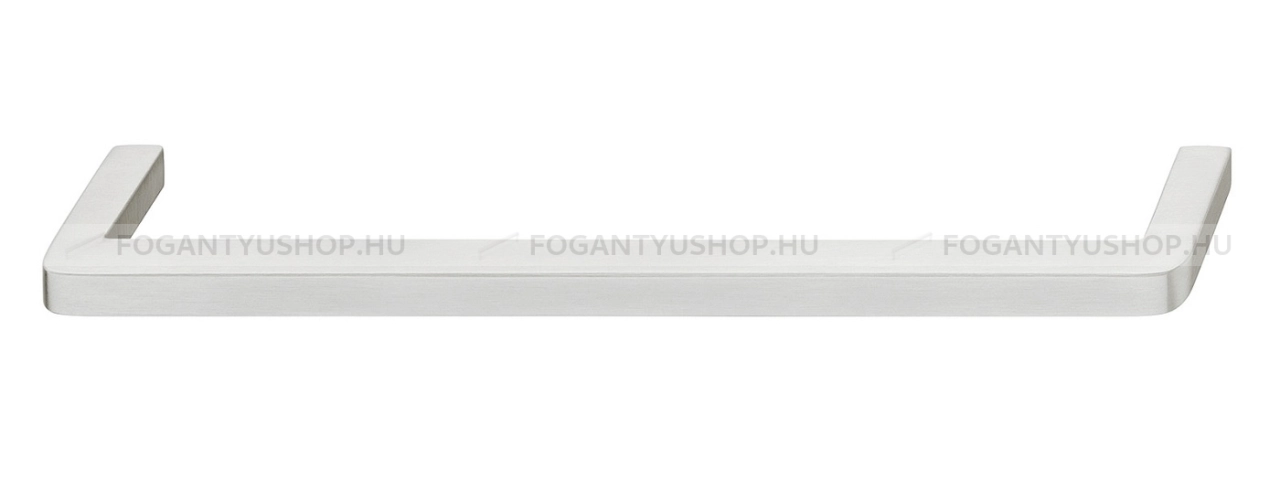 HAFELE Bútor fogantyú - 155.01 - Ezüst inox (szálcsiszolt) SNiL - Márvány - Rozsdamentes acél - inox fém bútorfogantyú