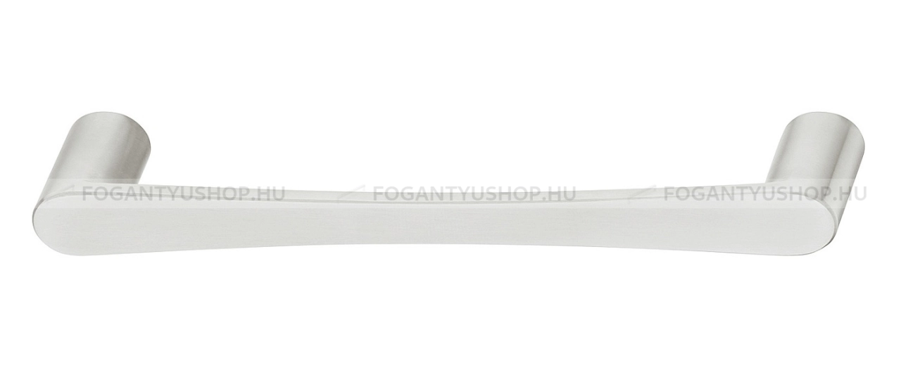 HAFELE Fogantyú - 160 100.54 - furattáv 160 mm - Ezüst inox (szálcsiszolt) SNiL - Márvány - Rozsdamentes acél - inox fém bútorfogantyú