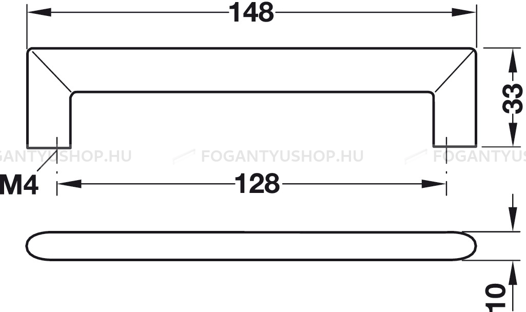 HAFELE---Fogantyu---109.59---Matt-krom---Egy-meretben-gyartott-fem-butorfogantyu