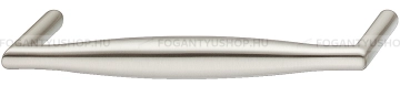HAFELE Bútor fogantyú - 128 mm - 102.81 - Ezüst inox (szálcsiszolt) - Zink fém ötvözet