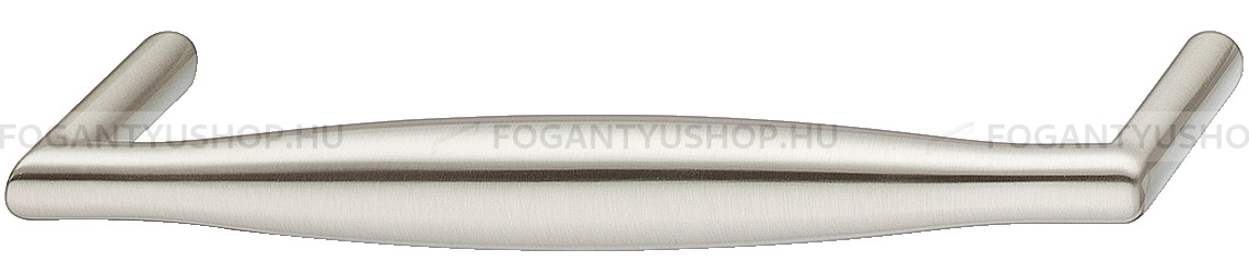 HAFELE Bútorfogantyú - 128 102.81 - furattáv 128 mm - Ezüst inox (szálcsiszolt) SNiL - Zink fém ötvözet - Egy méretben gyártott fém bútorfogantyú