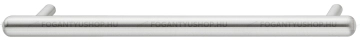 HAFELE Bútor fogantyú - 155.01 - Ezüst inox (szálcsiszolt) - Inox / Rozsdamentes acél