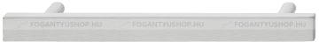 HAFELE Fogantyú - 128 mm - 115.67 - Ezüst inox (szálcsiszolt) - Inox / Rozsdamentes acél