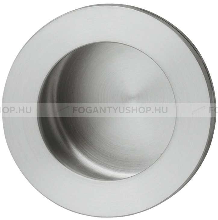 HAFELE 155.01 - Ezüst inox (szálcsiszolt) SNiL - Inox - Tolóajtó bemarható fogantyú (tolóajtókagyló)