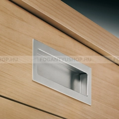 HAFELE Bútor fogantyú - 152.52 - Ezüst inox (szálcsiszolt) - Inox / Rozsdamentes acél