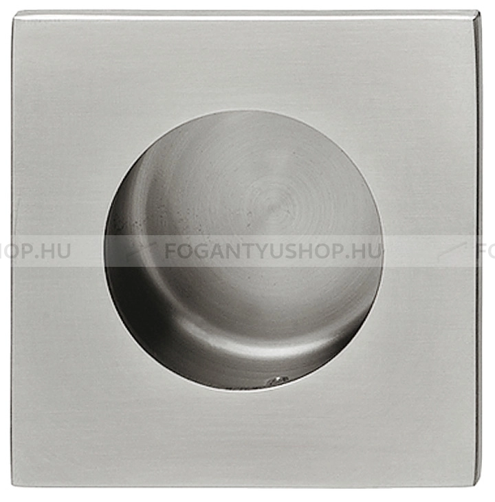 HAFELE 155.01 - Ezüst inox (szálcsiszolt) SNiL - Inox - Tolóajtó bemarható fogantyú (tolóajtókagyló)