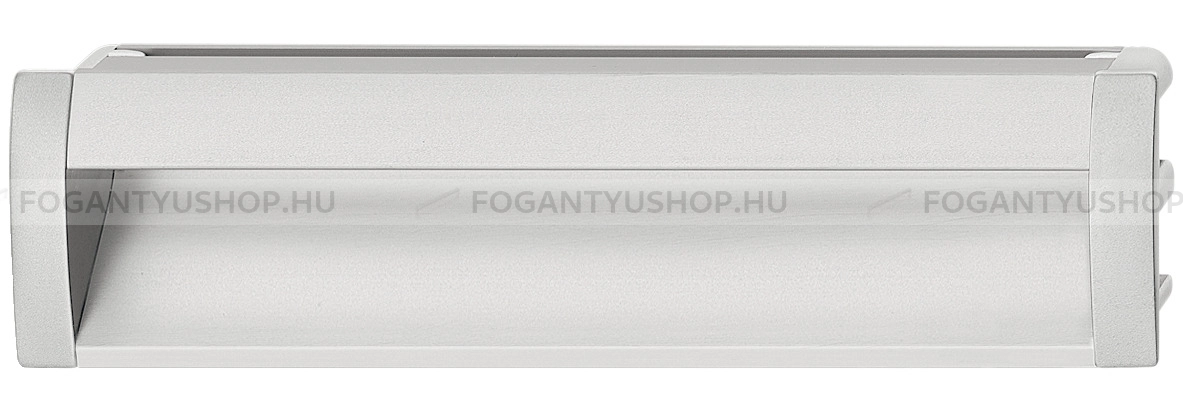 HAFELE Bútorfogantyú - 151.86 - Ezüst Silver - ABS műanyag - Bútorajtó felületébe marható, süllyeszthető fém fogantyú