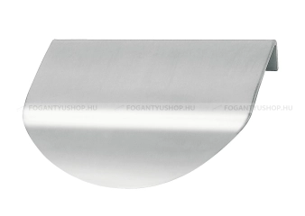 HAFELE Bútor fogantyú - 64 mm - 115.89 - Ezüst inox (szálcsiszolt) - Inox / Rozsdamentes acél