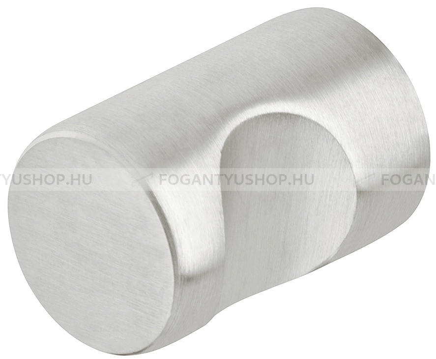 HAFELE-Fogantyu---155.01---Ezust-inox-(szalcsiszolt)---Butor-fem-gombfogantyu-(szogletes-kerek)