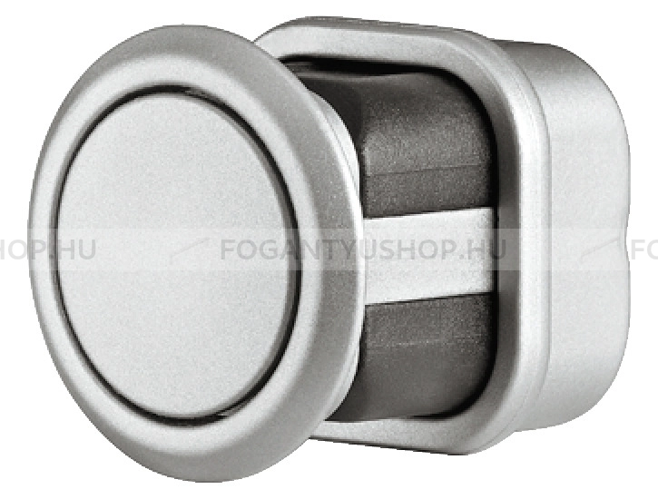 HAFELE Gomb fogantyú - 24 130.81 Zink ötvözet - furattáv 24 mm - Alumínium MCrE - Zink fém ötvözet - Fém gombfogantyú, bútorgomb (szögletes, kerek)