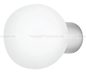 HAFELE Fogantyú - 1 furatos - 133.50 - Ezüst inox (szálcsiszolt) - Opálos átlátszó - Inox / Rozsdamentes acél - Üveg