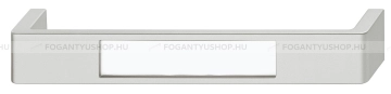 HAFELE Bútor fogantyú - 192 mm - 101.13 - Ezüst inox (szálcsiszolt) - Zink fém ötvözet