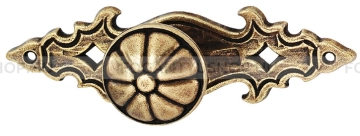 HAFELE Bútor fogantyú - 1 furatos - 121.52 - Antik patina barna - Zink fém ötvözet