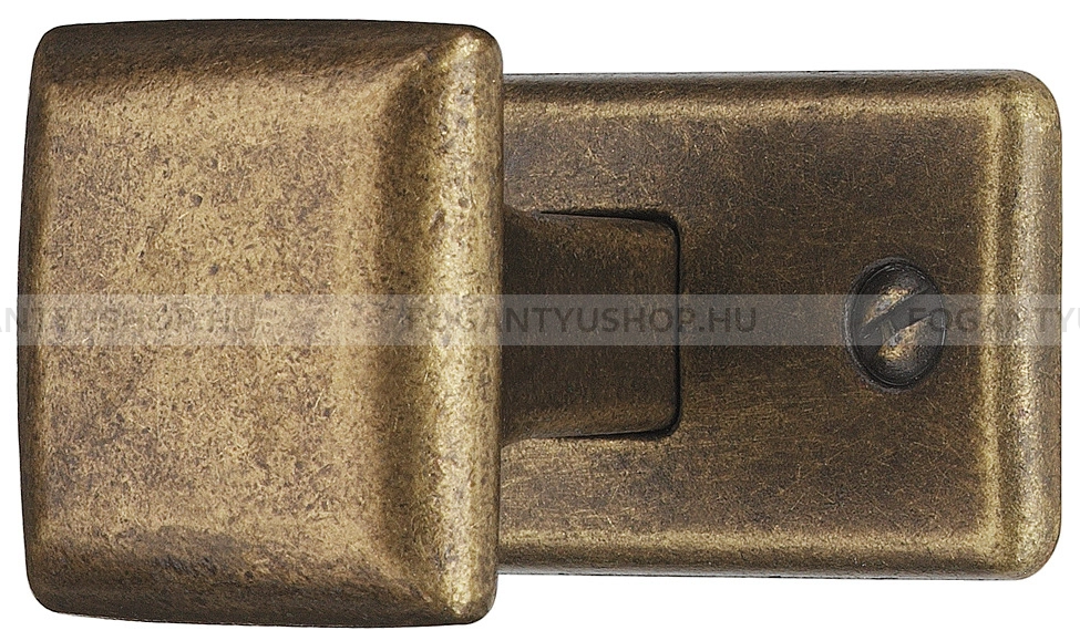 HAFELE-Fogantyu---131.31---Antik-barna---Antikolt-vintage-fem-gombfogantyu-(szogletes-kerek)