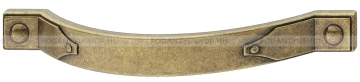 HAFELE Fogantyú - 128 mm - 110.38 - Antik patina barna - Zink fém ötvözet