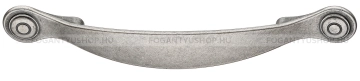 HAFELE Bútor fogantyú - 96 mm - 123.99 - Kovácsolt vas hatás - Zink fém ötvözet