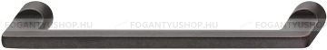 HAFELE Fogantyú H1565 - Strukturált fekete - Zink fém ötvözet