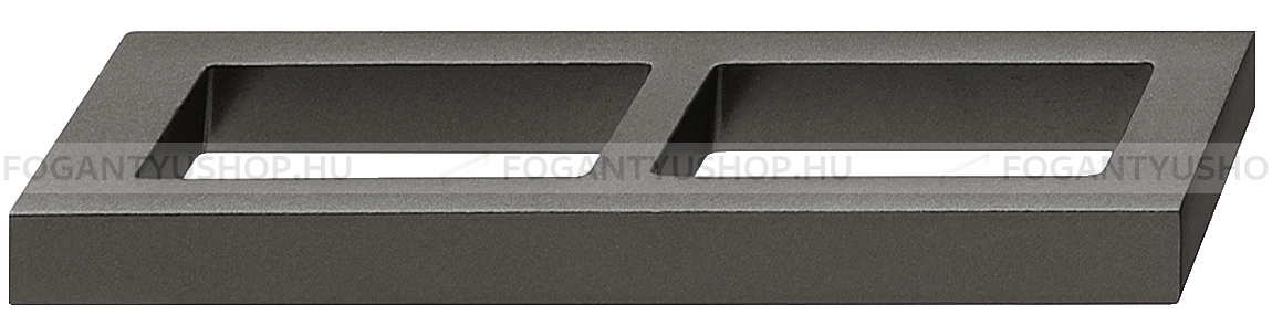 HAFELE Fogantyú - H1320 96 Festett Zink ötvözet - furattáv 96 mm - Festett titán szürke TitL - Zink fém ötvözet - Egy méretben gyártott színes fém bútorfogantyú