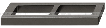 HAFELE Fogantyú H1320 - 96 mm - Festett titán szürke - Zink fém ötvözet