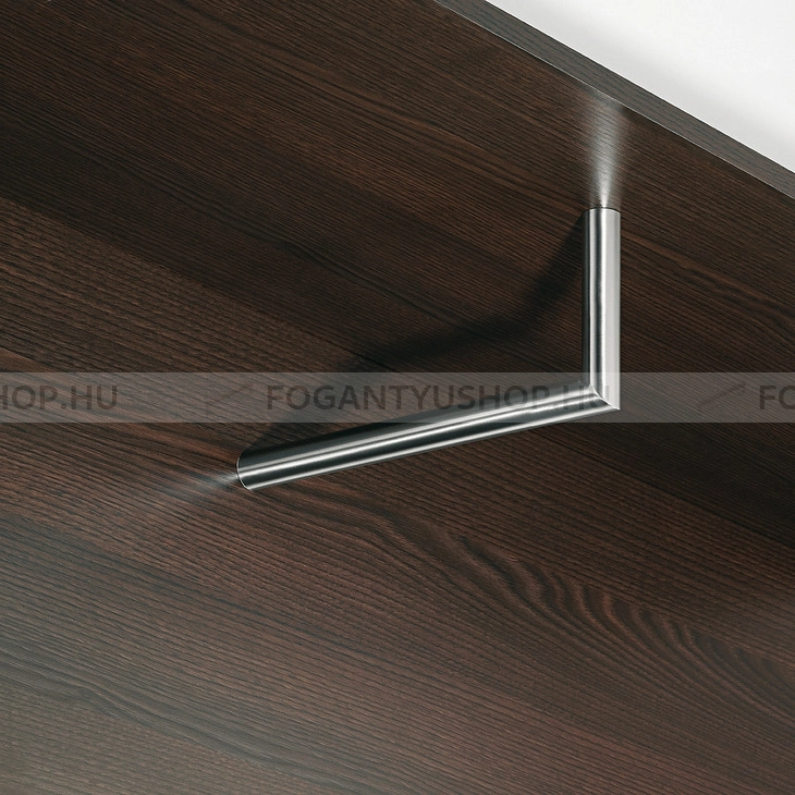 HAFELE Fogas - 843.68 - Ezüst inox (szálcsiszolt) SNiL - Acél fém - Vállfa, sál- és nyakkendő tartó