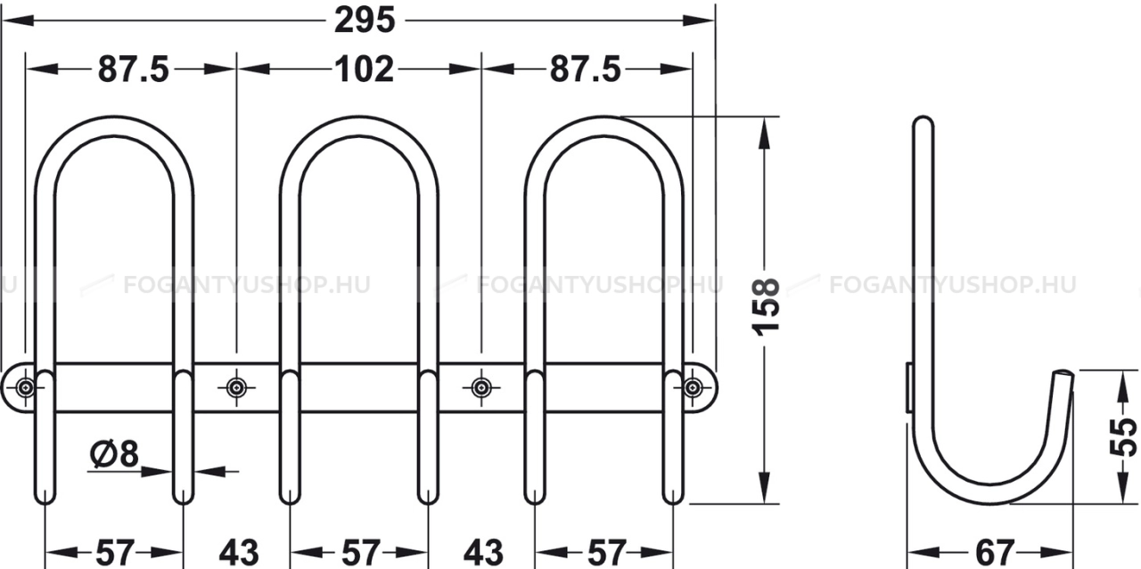 HAFELE-Fogas---844.69---Ezust-inox-(szalcsiszolt)---Vallfa-Sal--es-nyakkendo-tarto
