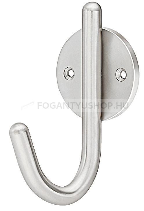 HAFELE Fogas - 32 842.33 - Ezüst inox (szálcsiszolt) SNiL - Acél fém - Egy akasztós fogas