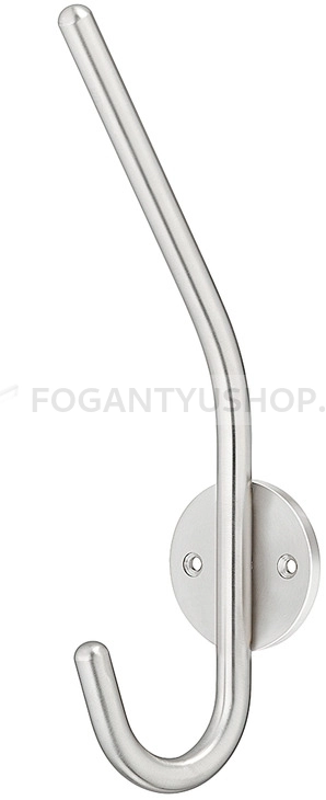 HAFELE Kabátakasztó - 32 842.33 - Ezüst inox (szálcsiszolt) SNiL - Acél fém - Kombinált, kalaptartós fogas