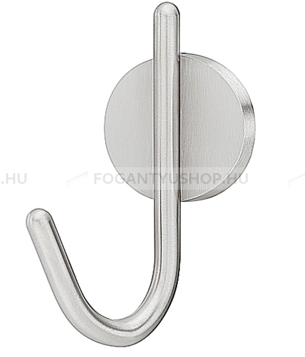 HAFELE Kabátakasztó - 17 842.35 - Ezüst inox (szálcsiszolt) SNiL - Acél fém - Egy akasztós fogas