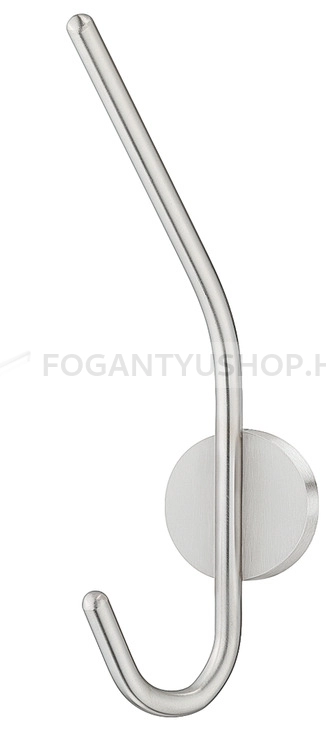 HAFELE Kabát fogas - 17 842.35 - Ezüst inox (szálcsiszolt) SNiL - Acél fém - Kombinált, kalaptartós fogas