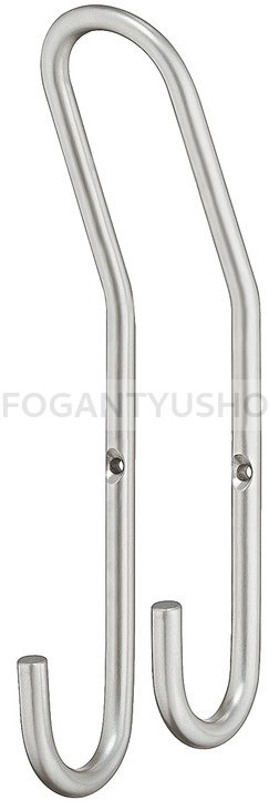 HAFELE Kabát fogas - 57 842.35 - Ezüst inox (szálcsiszolt) SNiL - Acél fém - Kombinált, kalaptartós fogas