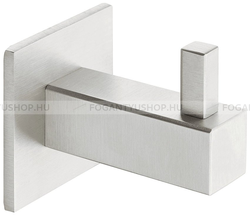 HAFELE Fogas - 844.28 - Ezüst inox (szálcsiszolt) SNiL - Acél fém - Egy akasztós fogas