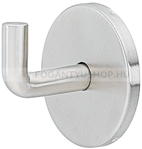 HAFELE Kabátakasztó - 36 843.90 - Ezüst inox (szálcsiszolt) SNiL - Acél fém - Egy akasztós fogas